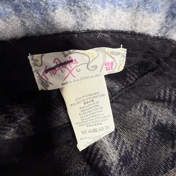 Free People hat plaid trapper hat fall winter boho cozy - Picture 10 of 12